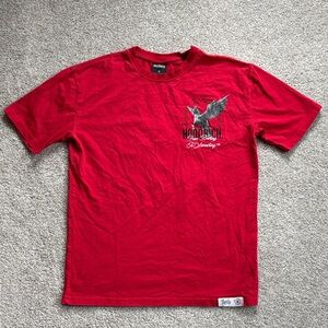 Hoodrich Men's Red Graphic Tee